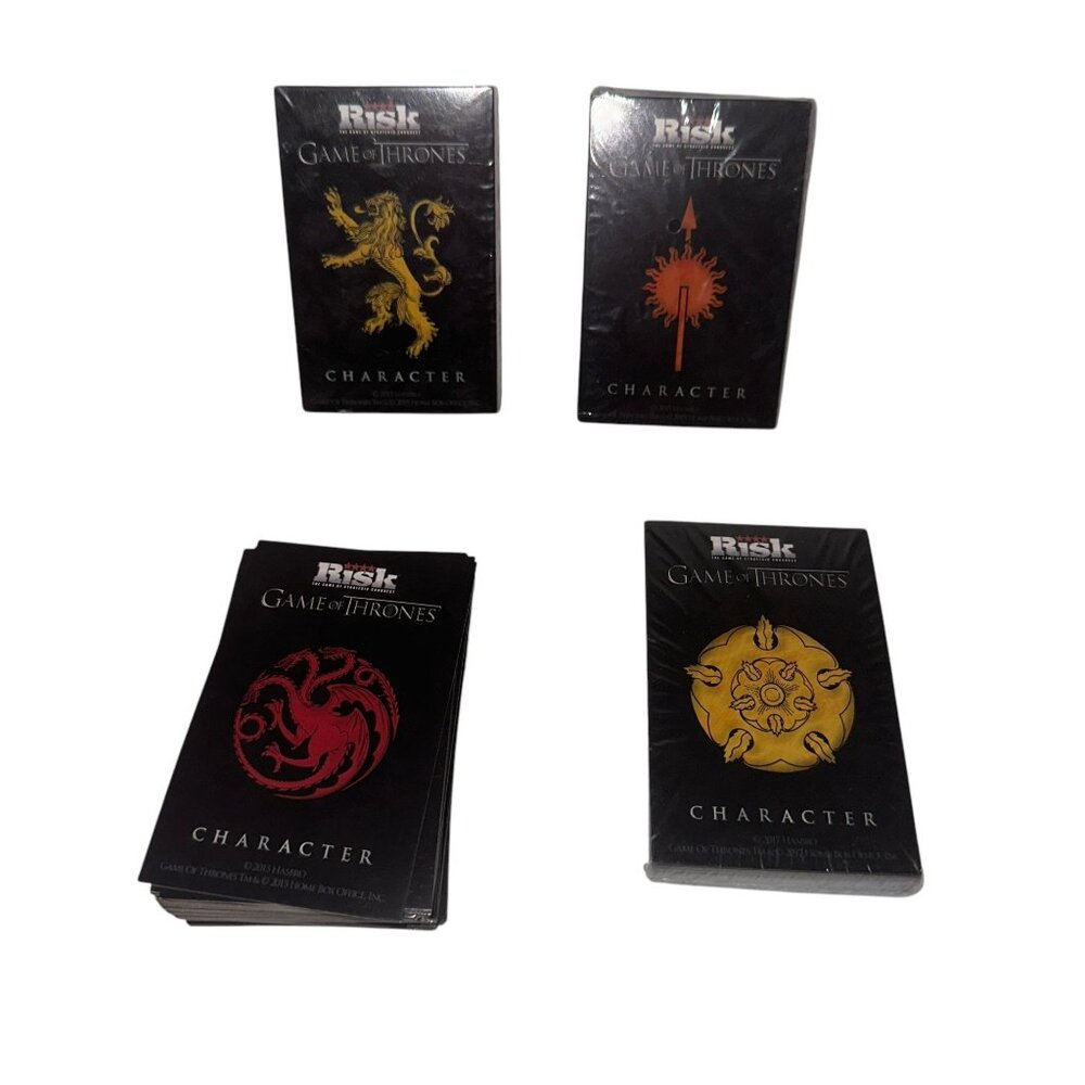 New Open Hasbro Risk Game of Thrones Board Game Set of Cards Replacement Parts